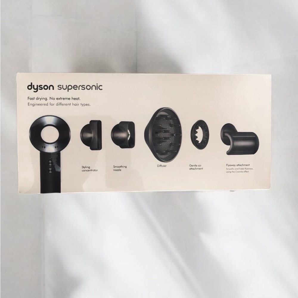 NEW! Black and Gray Dyson Supersonic Hair Dryer